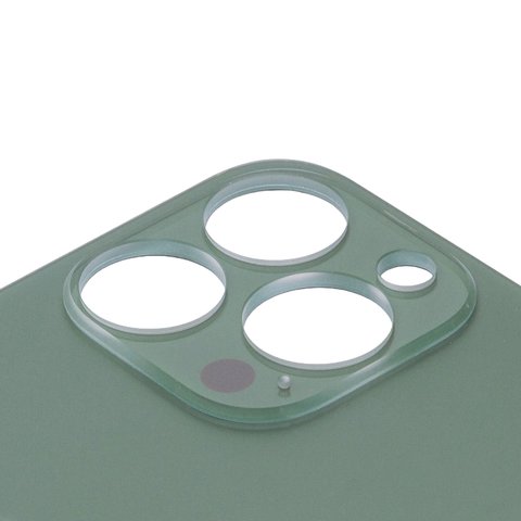 Задняя панель корпуса для iPhone 13 Pro, зеленая, не нужно снимать стекло камеры, alpine Green, big hole Превью 1