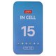 Дисплей для iPhone 15, чорний, з рамкою, Copy, (TFT), ZY, LTPS FHD Прев'ю 1