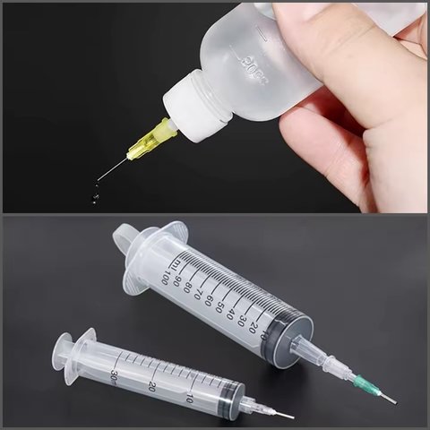 Голка-дозатор 26G, 0,45 мм, пряма, під гвинт, для шприців, 10 шт., 13 mm Прев'ю 2