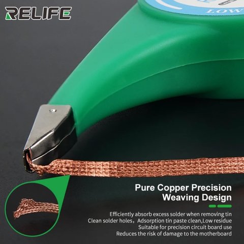 Desoldering Wick RELIFE RL-3520, (W. 3.5 mm, (L) 2 m) Preview 2