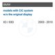 Pantalla (10.25 pulgadas) CarPlay / Android Auto para automóviles BMW X3 / E83 (CIC) sin pantalla original Vista previa  1