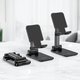 Holder Hoco PH29A, (black, sliding, portable, folded, desktop, plastic, metal) #6931474733900 Preview 2