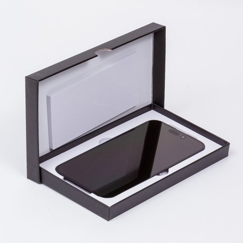 LCD compatible with iPhone 14 Pro, (black, with frame, HC, without IC, (OLED), GX OEM hard) Preview 2