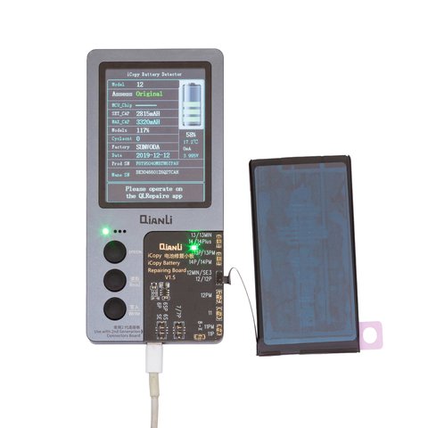 Battery compatible with iPhone 12, iPhone 12 Pro, (Li-ion, 3.83 V , 2815 mAh, without error "Unknown Part", (A2479), genuine IC) Preview 1