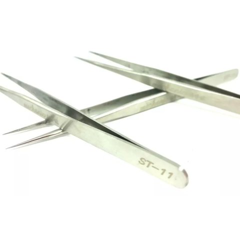 Pinzas para smd Mechanic ST-11, recta, 140 mm, high precision Vista previa  2