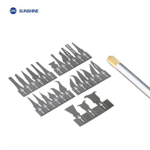 Juego de bisturíes Sunshine SS-101A, para microcircuitos, 27 in 1 Vista previa  1