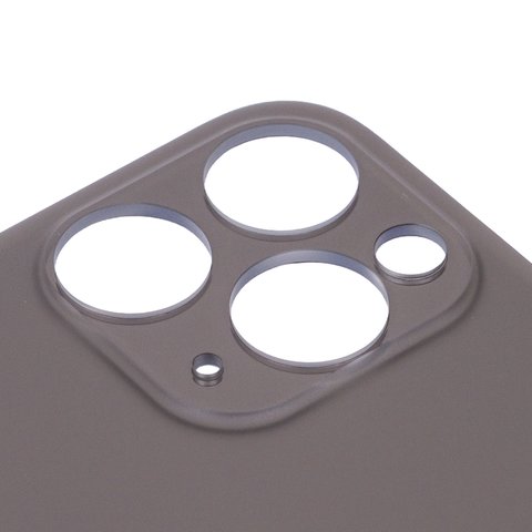 Panel trasero de carcasa puede usarse con iPhone 11 Pro Max, gris, no es necesario desmontar la cámara, Original (PRC), big hole, matte space gray Vista previa  1