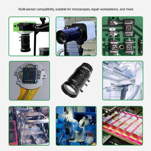 Objetivo RELIFE MB1, lente para cámara, con zoom óptico, 6-36mm; 12MP; F2.8-C; C-Mount Vista previa  6