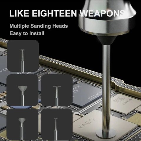 Полировочная машина Mechanic GDR1, с насадками, аккумуляторная Превью 1