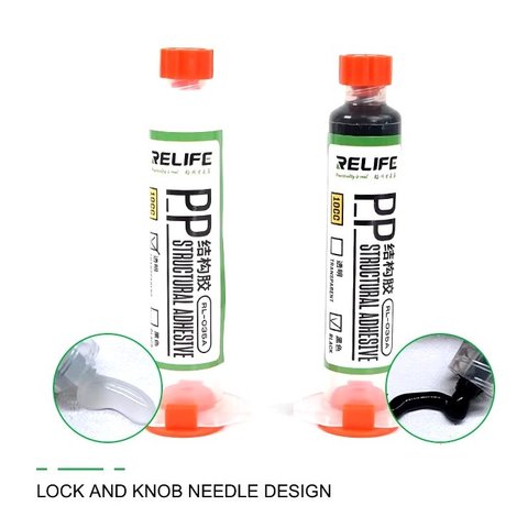 Клей RELIFE RL-035A, полиуретановый, прозрачный, для приклеивания задних крышек, для дисплейных рамок, 10 мл Превью 1