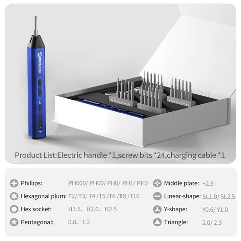 Беспроводная электрическая отвертка Mechanic ES240, 24 in 1 Превью 5