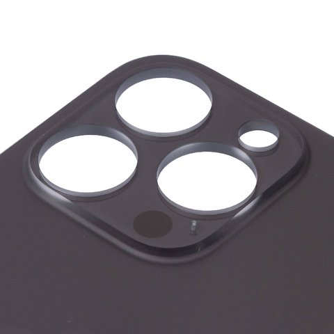 Задняя панель корпуса для iPhone 14 Pro, черная, не нужно снимать стекло камеры, Original (PRC), big hole Превью 1