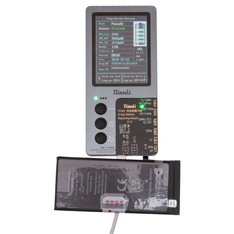 Акумулятор JCID для Apple iPhone XR, Li-Polymer, 3,79 В, 3500 мАг, збільшена ємність, high capacity Прев'ю 1