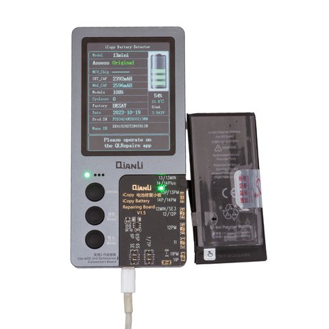 Акумулятор JCID для Apple iPhone 13 mini, Li-Polymer, 3,88 B, 2580 мАг, збільшена ємність, high capacity Прев'ю 1