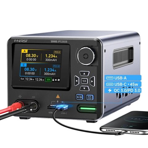 Лабораторний блок живлення FNIRSI IPS3608 Прев'ю 3