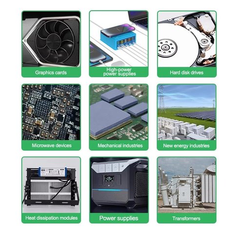 Термопрокладка RELIFE RL-098, силіконова, 2 мм, 12 мм, 12 мм, 100 шт. Прев'ю 8