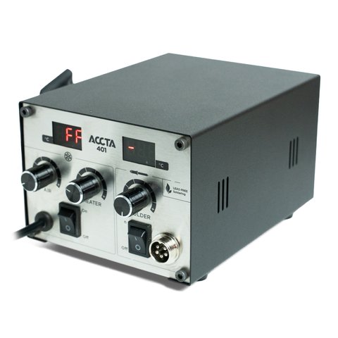 Термовоздушная паяльная станция Accta 401 (без паяльного жала) Превью 3