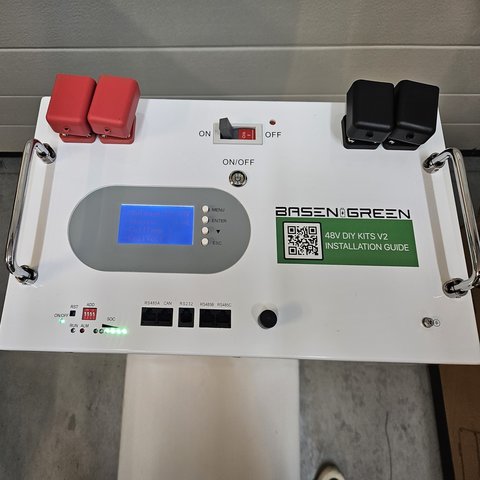 Акумулятор Basen 48V Diy Battery Kits, LiFePO4, 51,2 B, 314 Aг, 16 кВт, bluetooth Прев'ю 2