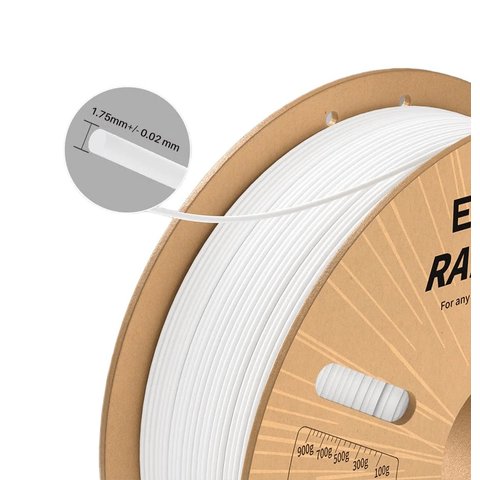 Філамент ELEGOO RAPID PLA+, білий (white), 1 кг Прев'ю 1