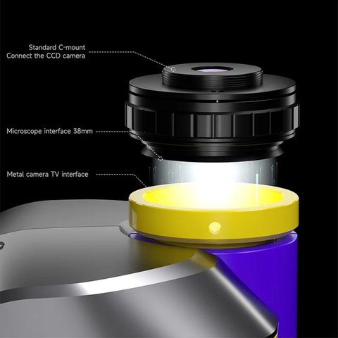 Мікроскоп Mechanic MIC3-B11, тринокулярний, 7-50X Прев'ю 6